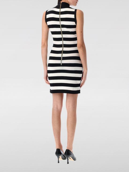 25SS 발망 숏 원피스 EF0R3088KI32 EJR Black - BALMAIN