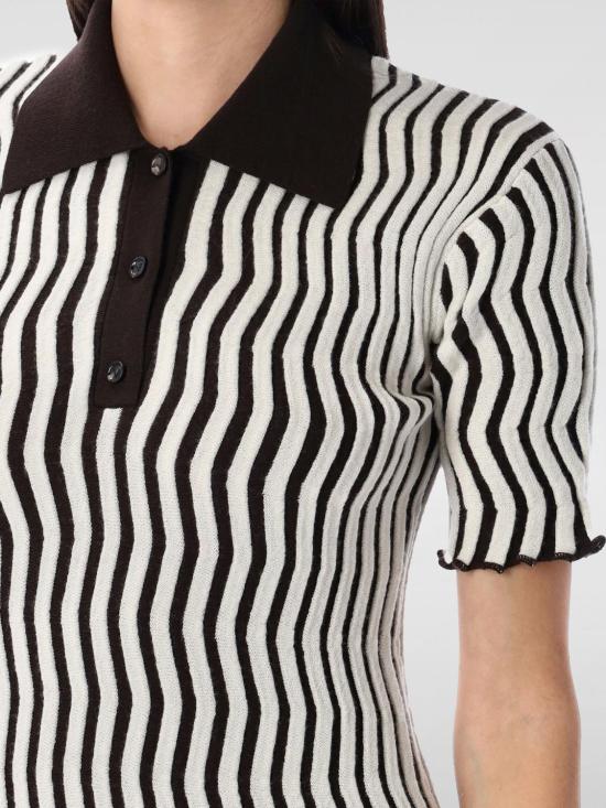 25SS 보테가베네타 롱 원피스 815015V4WL0 2200 Brown - BOTTEGA VENETA