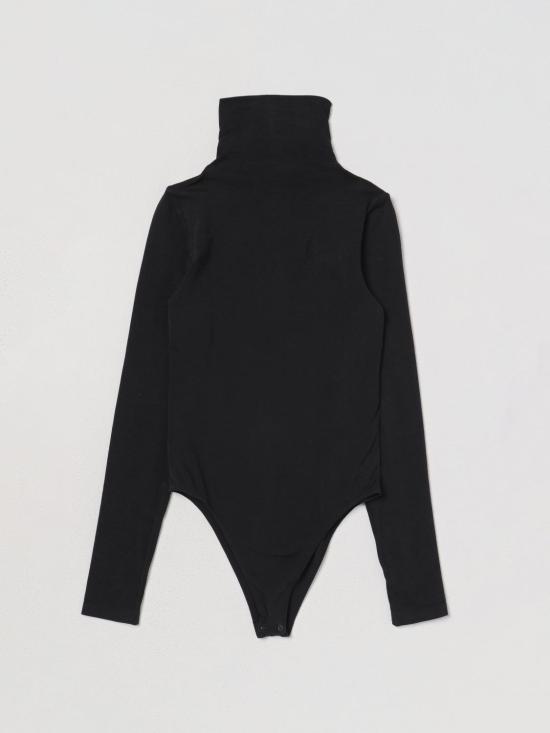 25FW 월포드 긴팔 티셔츠 75083 7005 Black - WOLFORD