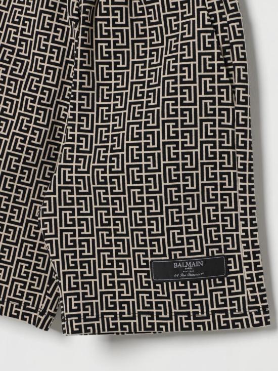 25FW [키즈] 발망 쇼츠/버뮤다 BW6R29Z2411 106NE Cream - BALMAIN