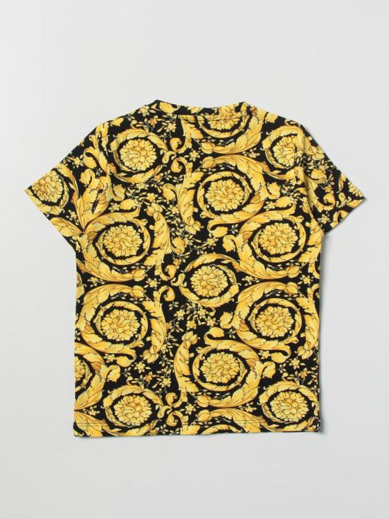 25FW [키즈] 베르사체 티셔츠 10002391A02445 5B000 Black - VERSACE