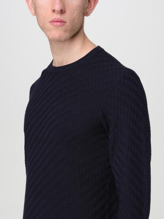  엠포리오 아르마니 스웨터 3D1MY41MF2Z 0922 Blue - EMPORIO ARMANI