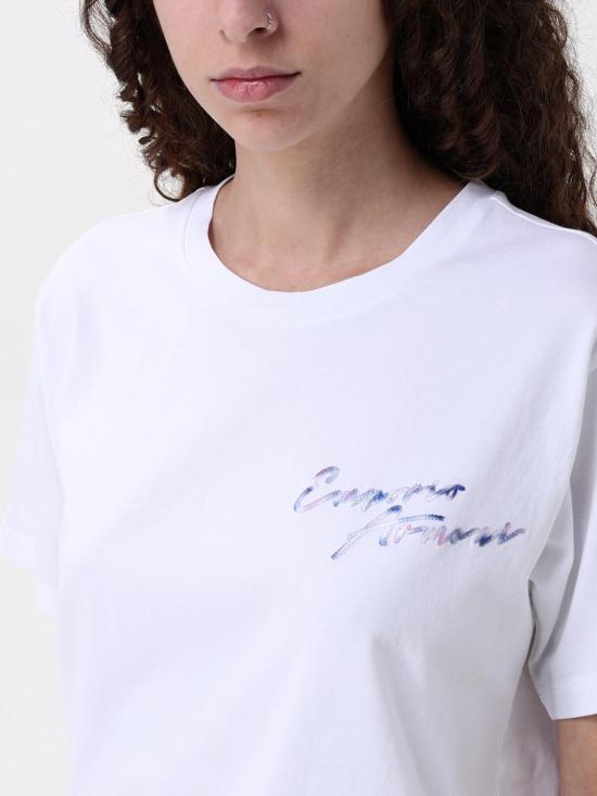 25SS 엠포리오 아르마니 반팔 티셔츠 EW000903AF12597 U0002 White - EMPORIO ARMANI