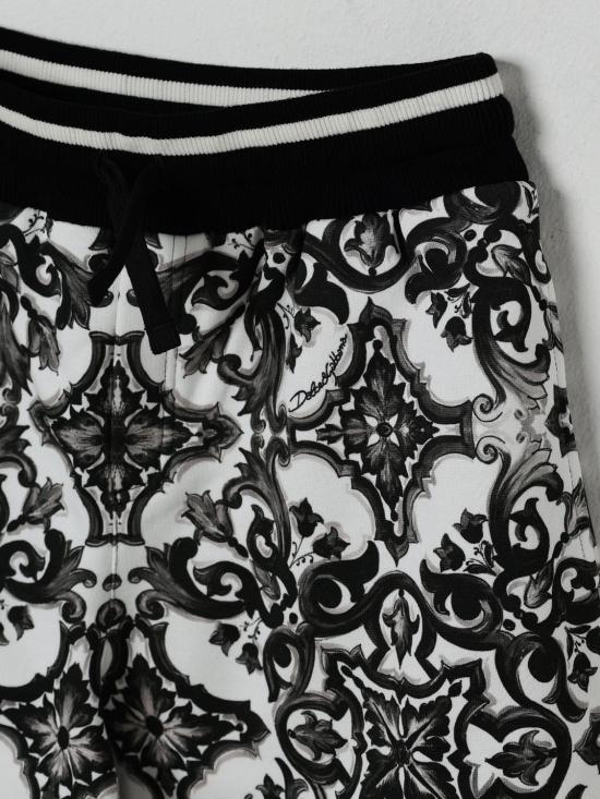 25FW [키즈] 돌체앤가바나 쇼츠/버뮤다 L4JQP8II7HR IZ3TN Black - DOLCE & GABBANA