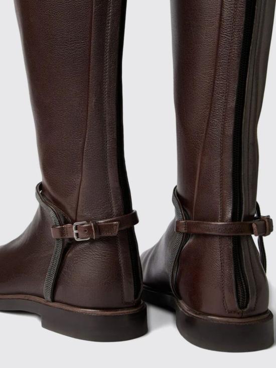 25FW 브루넬로 쿠치넬리 뮬/슬리퍼 MZORC3118 C8279 Brown - BRUNELLO CUCINELLI