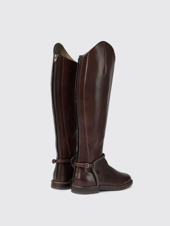 25FW 브루넬로 쿠치넬리 뮬/슬리퍼 MZORC3118 C8279 Brown - BRUNELLO CUCINELLI