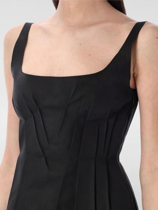 25SS 마르니 숏 원피스 ABMA1417RSUTC338 00N99 Black - MARNI