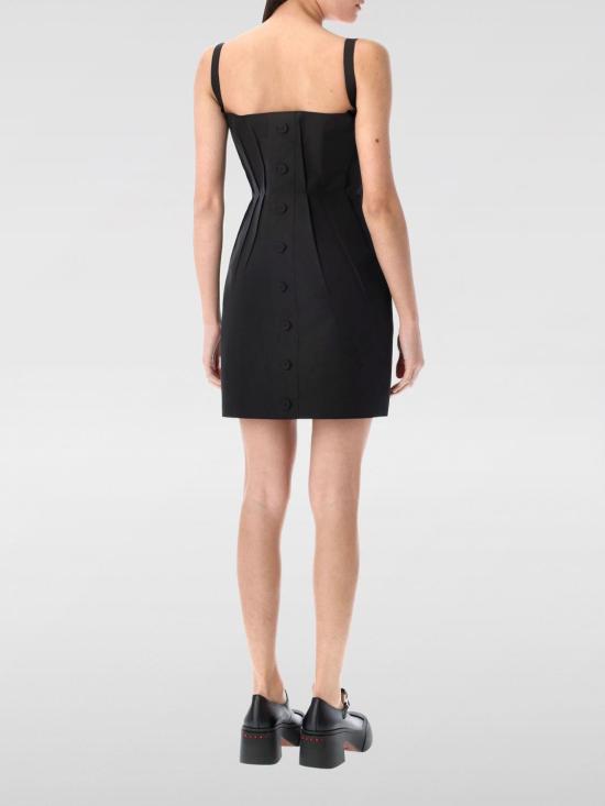 25SS 마르니 숏 원피스 ABMA1417RSUTC338 00N99 Black - MARNI