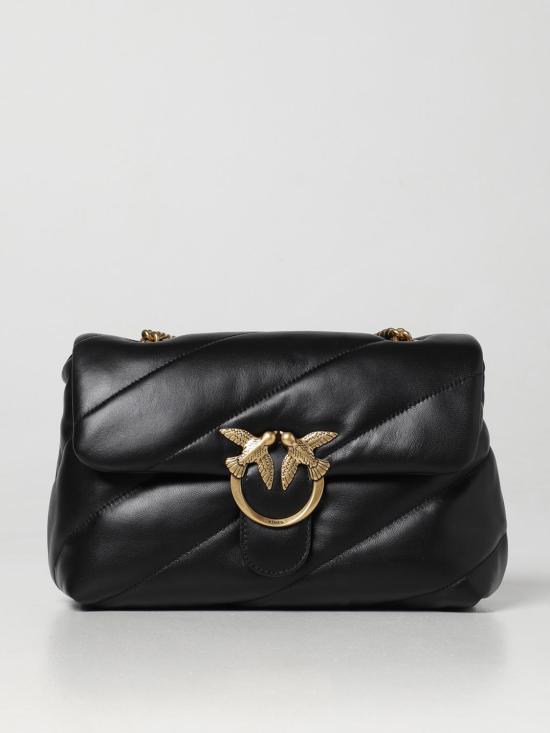 25FW 핑코 숄더백 100038A0F2 Z99Q Black