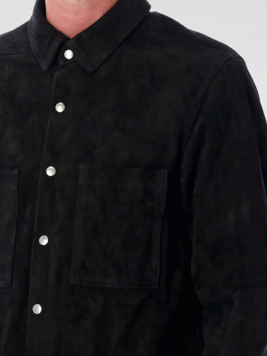 25FW 릭 오웬스 자켓 RU02E1744LCS 09 Black - RICK OWENS