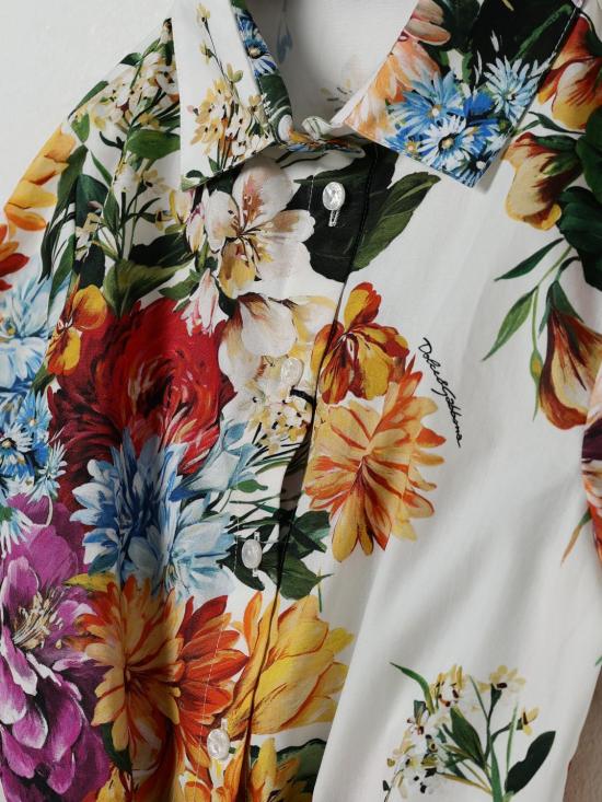 25FW [키즈] 돌체앤가바나 셔츠 L54S05HS5TV HA5PC Multicolor - DOLCE & GABBANA