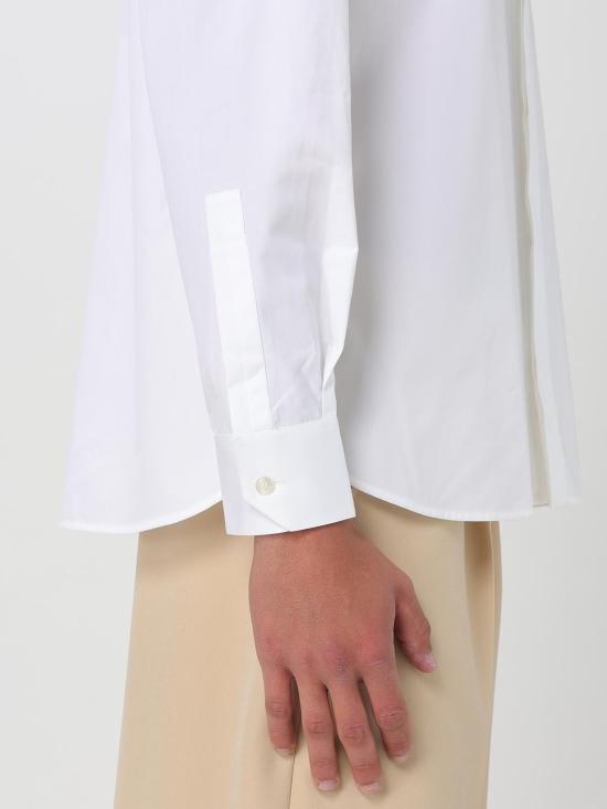 25FW 생로랑 코튼 포플린 셔츠 564269Y271W 9000 White - SAINT LAURENT