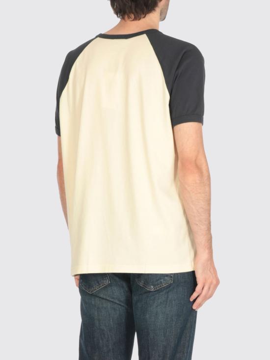 25FW 오트리 반팔 티셔츠 TSPM L5CC Yellow Cream - AUTRY