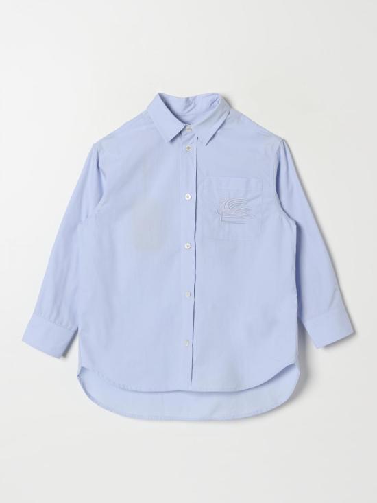 25FW [키즈] 에트로 셔츠 GU5P25P0013 604 Gnawed Blue