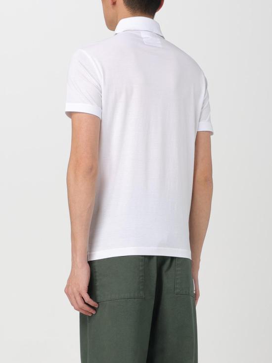 25FW 엠포리오 아르마니 폴로 티셔츠 8N1F981JUVZ 100 White - EMPORIO ARMANI