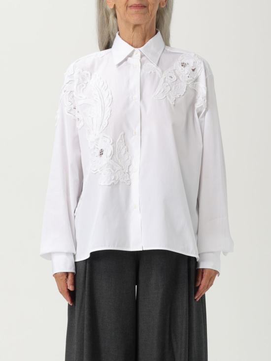 25FW 에르마노 설비노 셔츠 D462K391BQP 10601 White