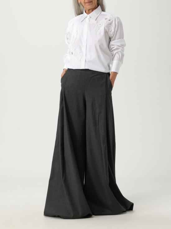 25FW 에르마노 설비노 셔츠 D462K391BQP 10601 White - ERMANNO SCERVINO