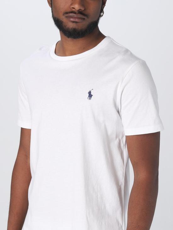 25FW 폴로 랄프로렌 반팔 티셔츠 710680785 003 White - POLO RALPH LAUREN
