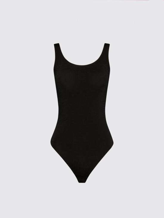 25FW 월포드 민소매 티셔츠 75085 7005 Black - WOLFORD