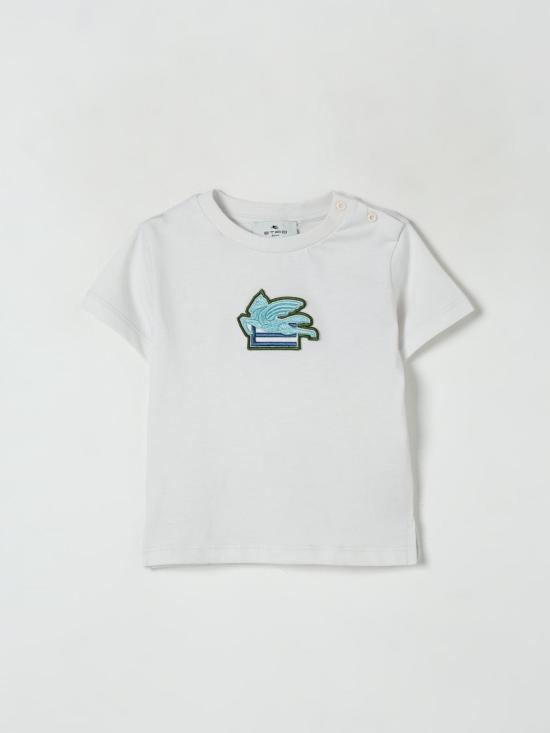 25FW [키즈] 에트로 티셔츠 GW8571Z2081 177 Yellow Cream