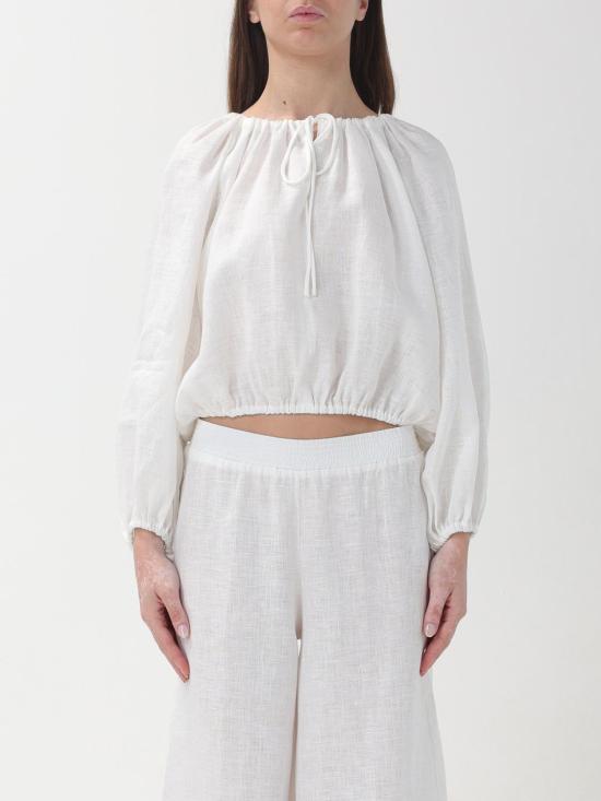  리비아나 콘티 블라우스 L4SL04 A01 0 White