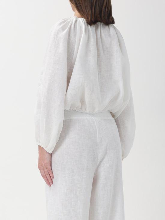  리비아나 콘티 블라우스 L4SL04 A01 0 White - LIVIANA CONTI