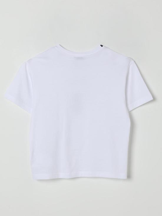 25FW [키즈] 돌체앤가바나 티셔츠 L4JTHVG7NVC S9000 White - DOLCE & GABBANA