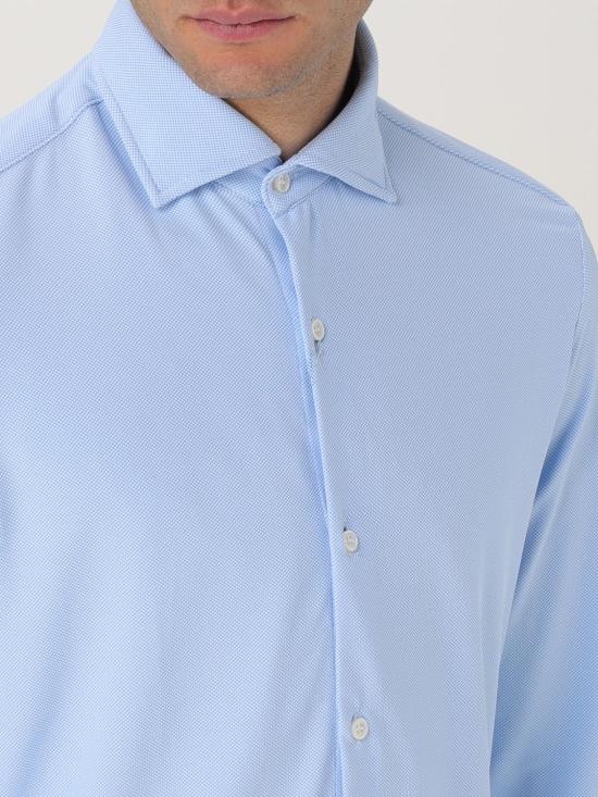 25SS 폴앤샤크 긴팔 셔츠 25413148CF G33 Gnawed Blue - PAUL & SHARK