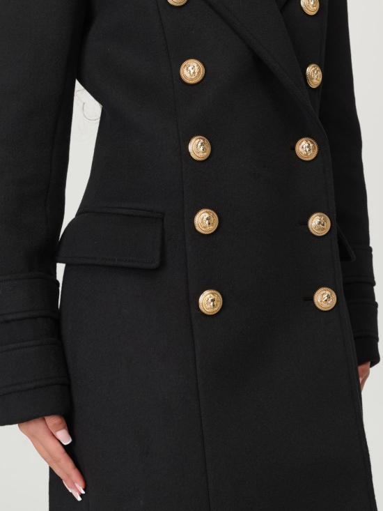 25FW 발망 코트 FF1UB065WB50 0PA Black - BALMAIN