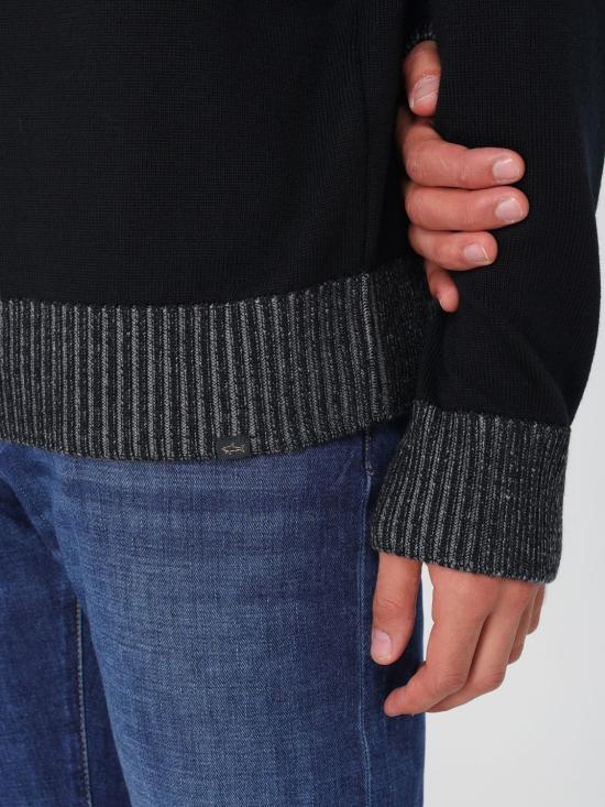 25FW 폴앤샤크 스웨터 15311010 011 Black - PAUL & SHARK