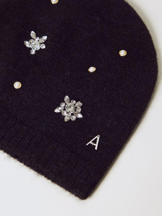 25FW 액티튜드 트윈세트 이어플랩 캡 252AA4020 00006 Black - ACTITUDE TWINSET