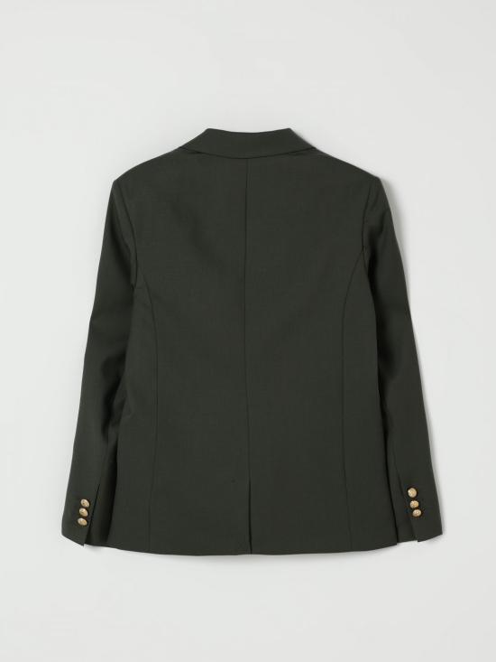 25FW [키즈] 발망 캐주얼 자켓 BX2P74I0196 762OR Kaki - BALMAIN