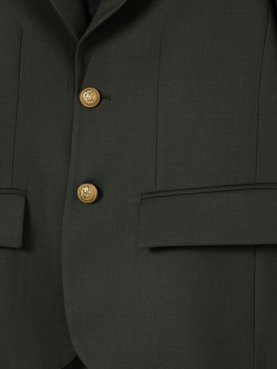 25FW [키즈] 발망 캐주얼 자켓 BX2P74I0196 762OR Kaki - BALMAIN