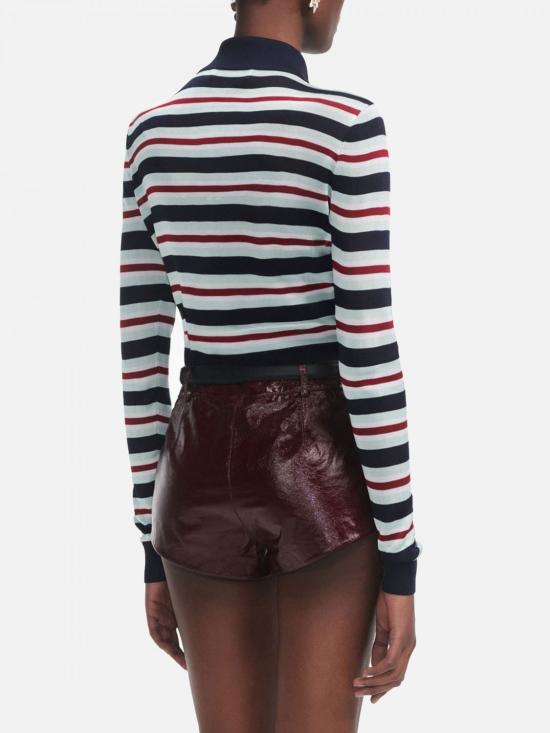 25FW 셀프 포트레이트 후드 티셔츠 PF25050TBL BLUE Multicolor - SELF PORTRAIT