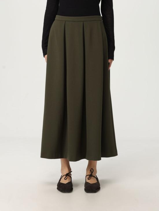 25FW 리비아나 콘티 롱 스커트 L5WI40 S31 1 Green