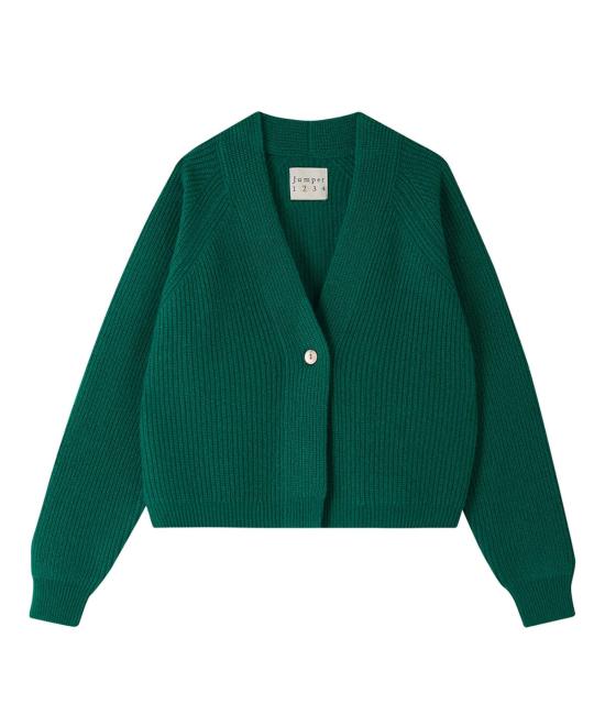  Jumper 1234 가디건 점퍼 1234 리브 카디건