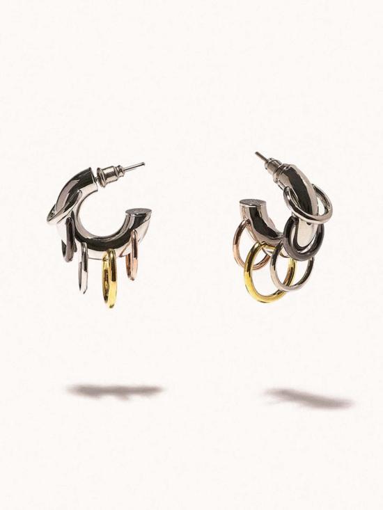  판코네시 이어링 피어싱 후프  브라스/루테늄/18k 골드/로즈 골드