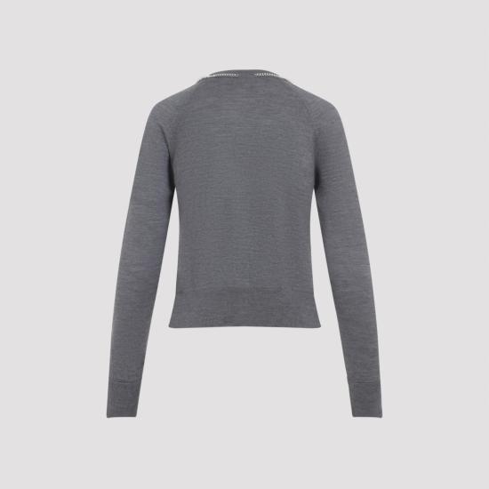 25FW 시몬로샤 가디건 KMK13B 0647 CHARCOAL PEARL GREY - SIMONE ROCHA