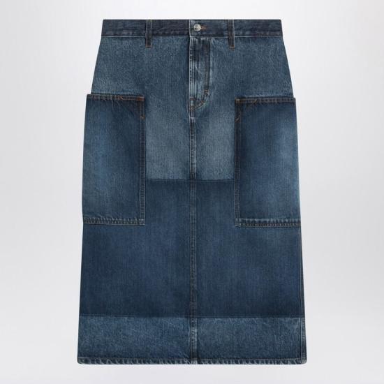 25SS 구찌 데님 스커트 814506XDC7X Q GUC 4681 BLUE