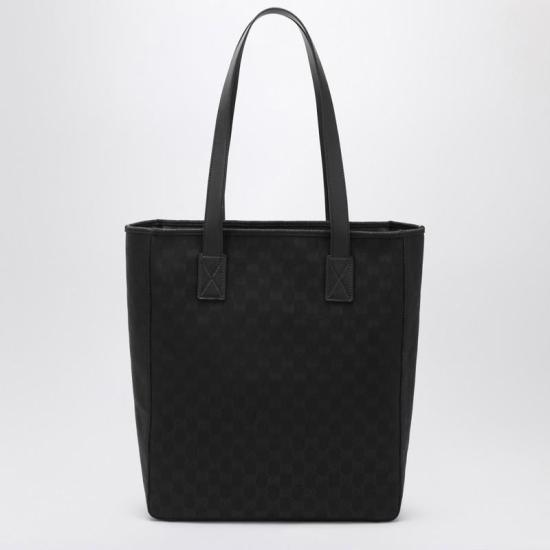 25FW 구찌 GG 캔버스 미디움 토트백 834796FAEPS R GUC 1060 Black - GUCCI