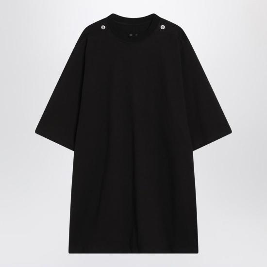 25FW 릭 오웬스 반팔 티셔츠 RU02E1249BAES2 R RICKO 09 Black