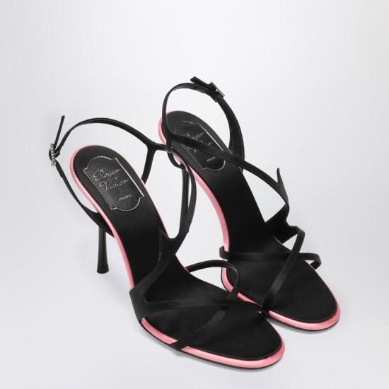 25FW 로저비비에 샌들 RVW79743720RS0 R ROGVI B999 Black - ROGER VIVIER