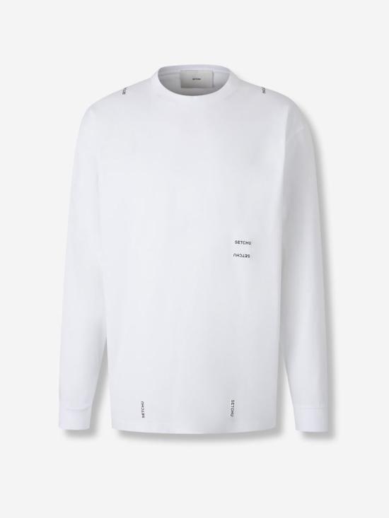 25FW 셋추 긴팔 셔츠 U222T004C001 WHITE