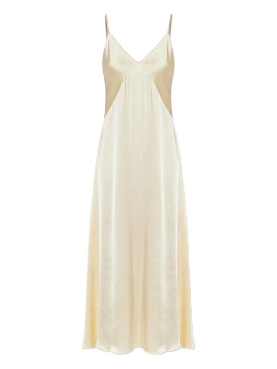 25FW 포르테포르테 롱 원피스 14075MYDRESS 62240 F48A 3091 CREAM BROWN