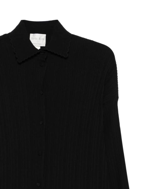 25FW 포르테포르테 셔츠 14068MYSHIRT 62235 F48A 8017 NERO Black - FORTE FORTE