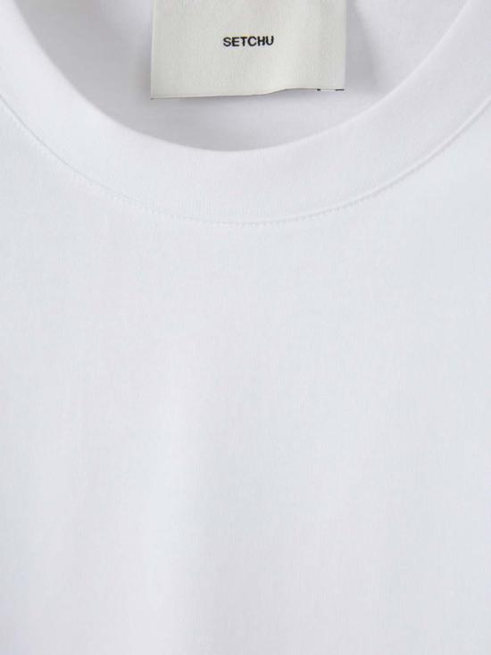 25FW 셋추 반팔 티셔츠 U001T001C0001 WHITE - SETCHU