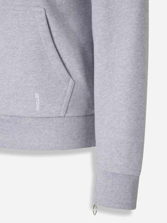 25FW 셋추 후드 티셔츠 U242T013C009 GRAY LIGHT GREY - SETCHU