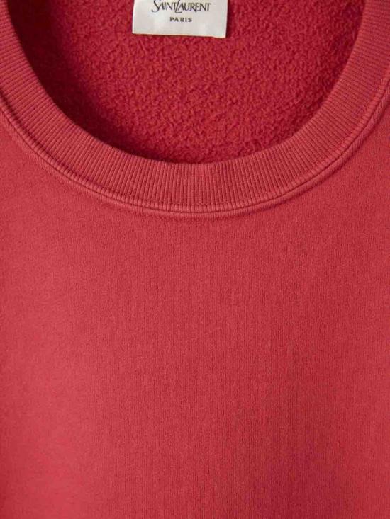 25FW 생로랑 스웨터 842430Y36SW 6025BURGUNDY SUNSET RED - SAINT LAURENT