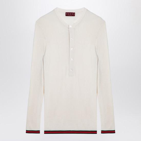 24FW 구찌 스웨터 792759XKEAH P GUC 9060 WHITE