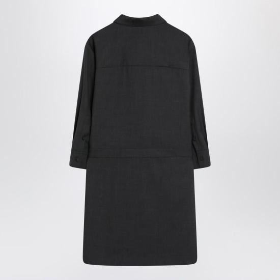 25FW 구찌 홀스빗 울 드레스 836243Z8B12 R GUC 1054 GREY - GUCCI